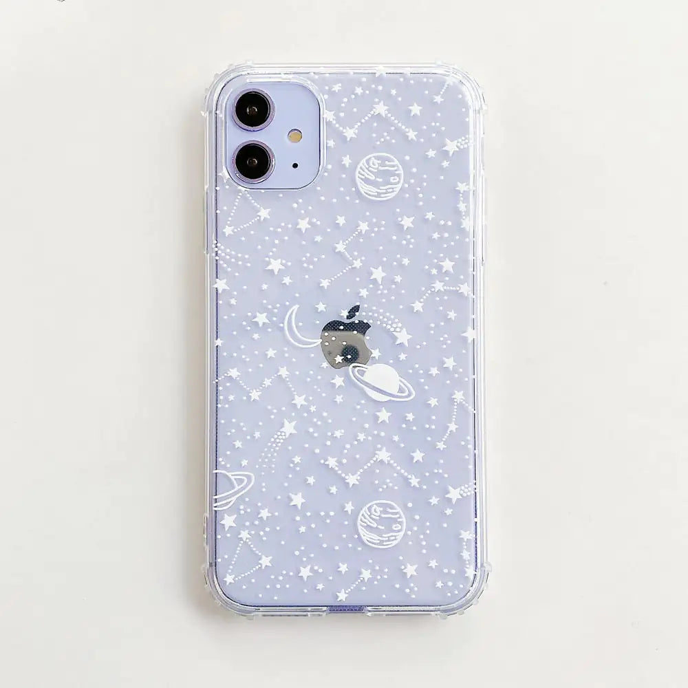 Line Universe Planet Phone Case