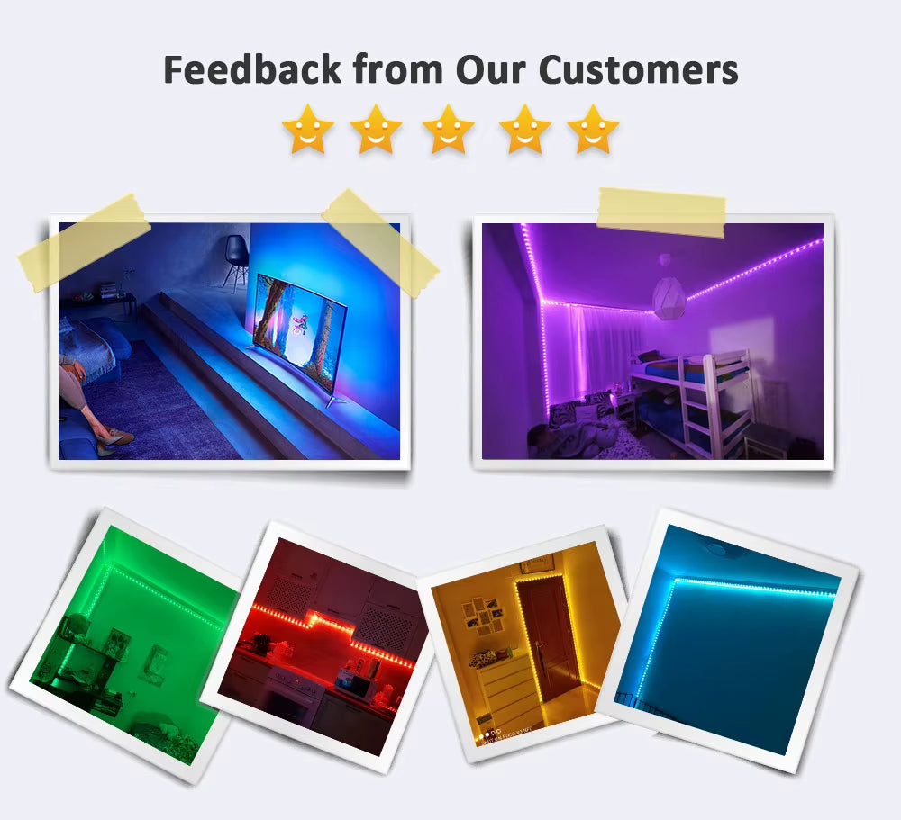 Colorrgb 5050 Led Strip Light Bluetooth App 5V USB Led Tape Flexible Ribbon Diode Tape for TV Backlight 16Millon Colors
